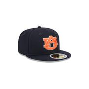 Auburn New Era Kids 5950 AU Logo Flat Bill Fitted Hat